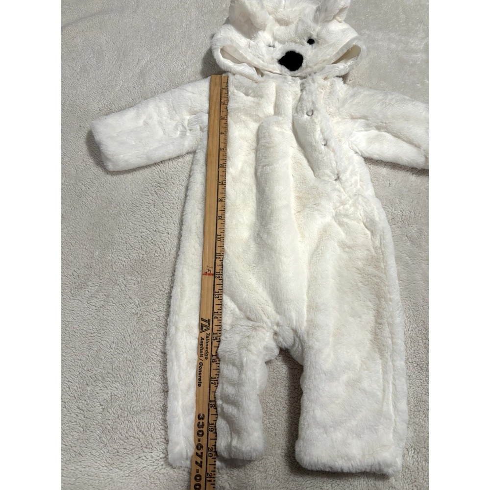 Pottery‎ Barn Kids Baby Polar Bear Halloween Costume 0/6 Months - Picture 5 of 9